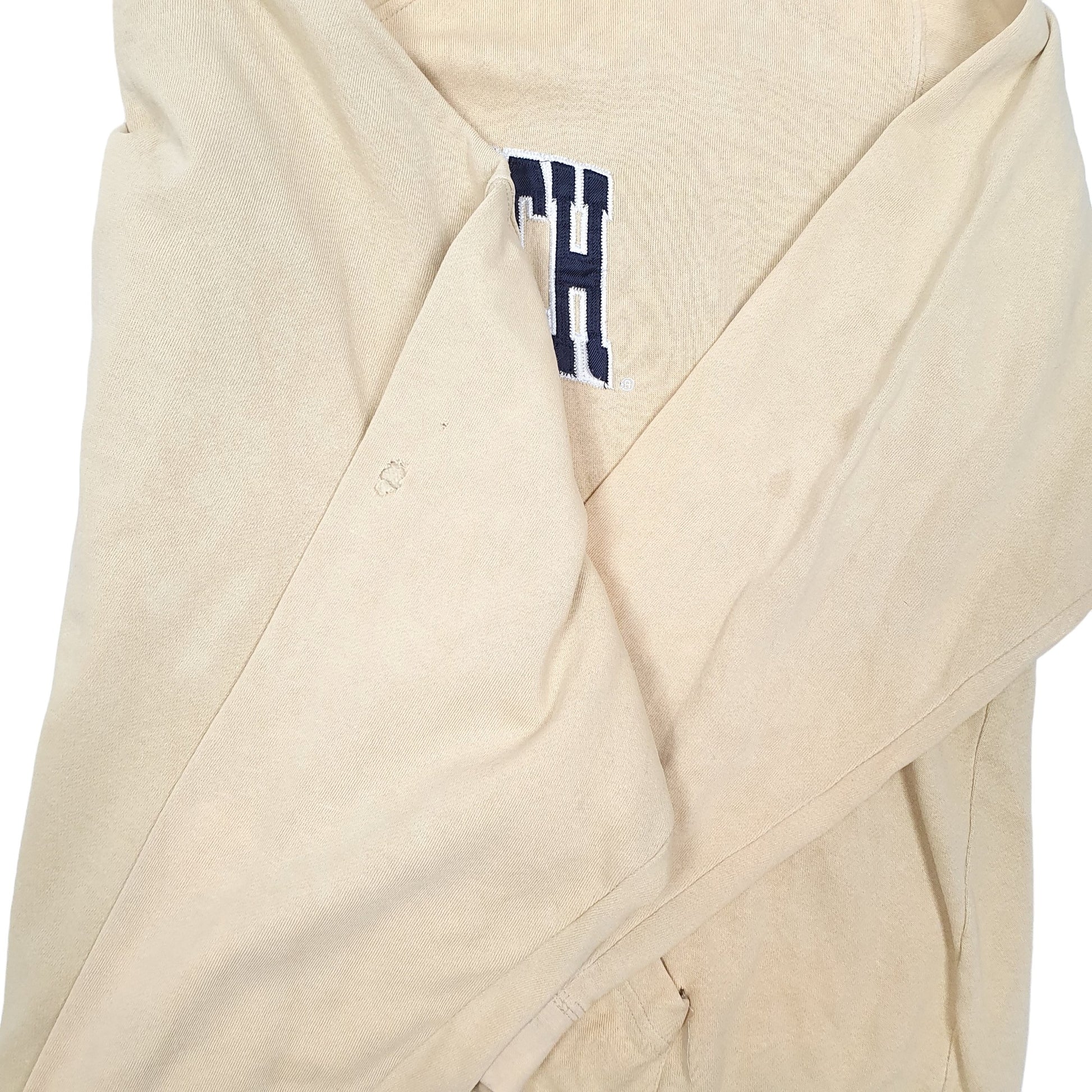 Mens Yellow Stadium Athletics Georgia Tech College USA Yellow Jackets Hoodie Jumper