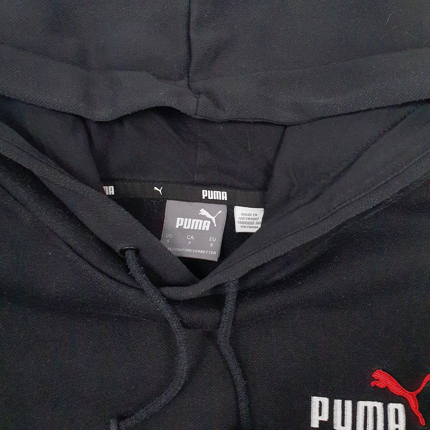 Mens Black Puma  Hoodie Jumper