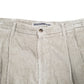 Mens Beige Dockers Double Pleated Khakis Corduroy Trousers