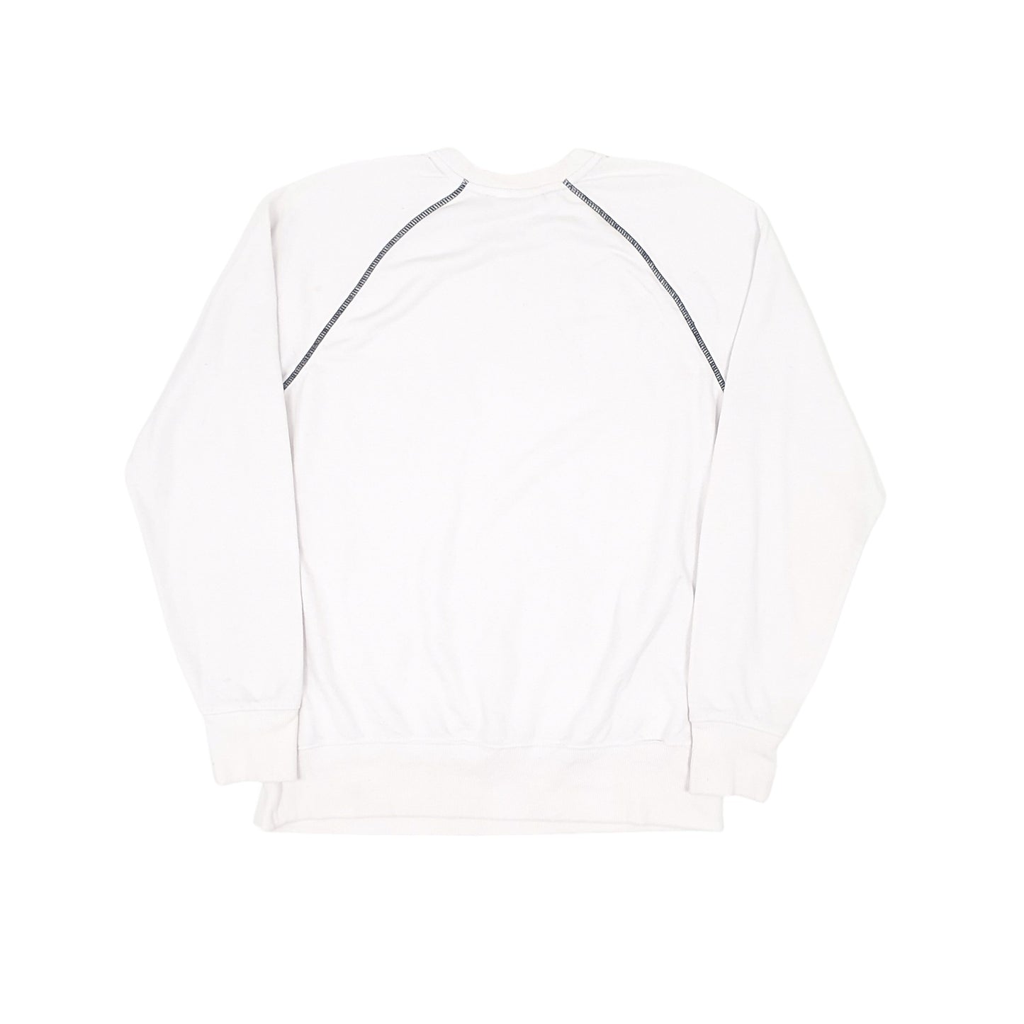 Mens White Reebok  Crewneck Jumper