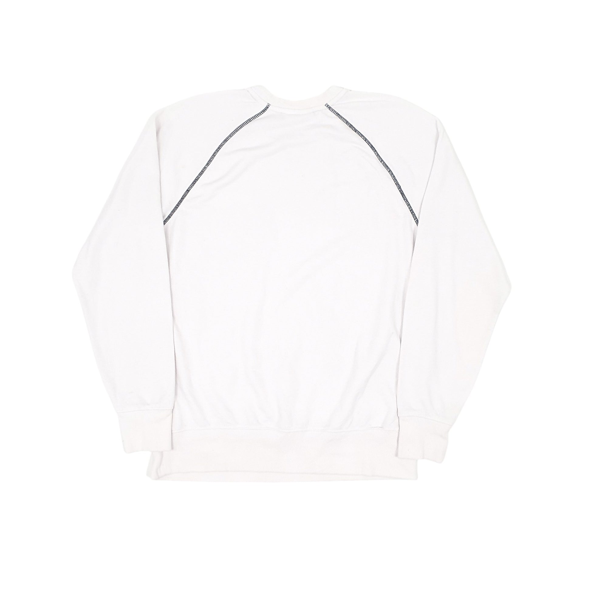 Mens White Reebok  Crewneck Jumper