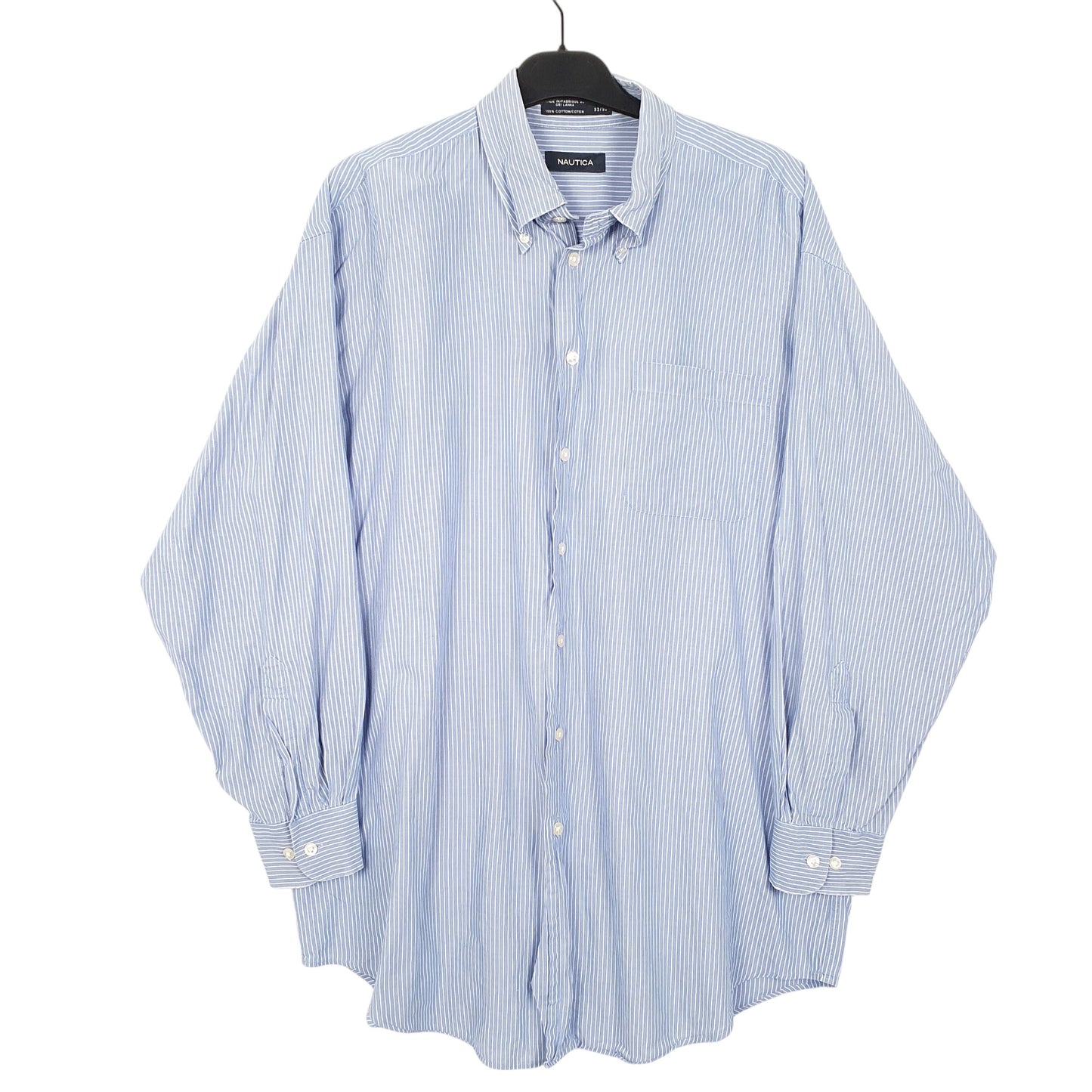 Mens Blue Nautica  Long Sleeve Shirt