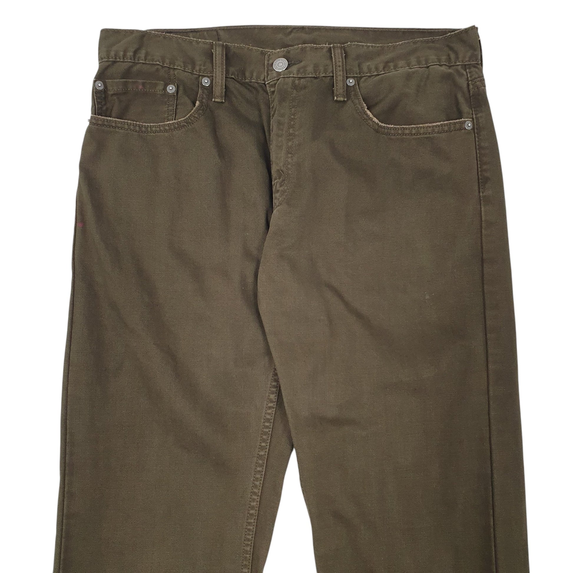 Mens Kahki Levis  514 JeansW33 L34