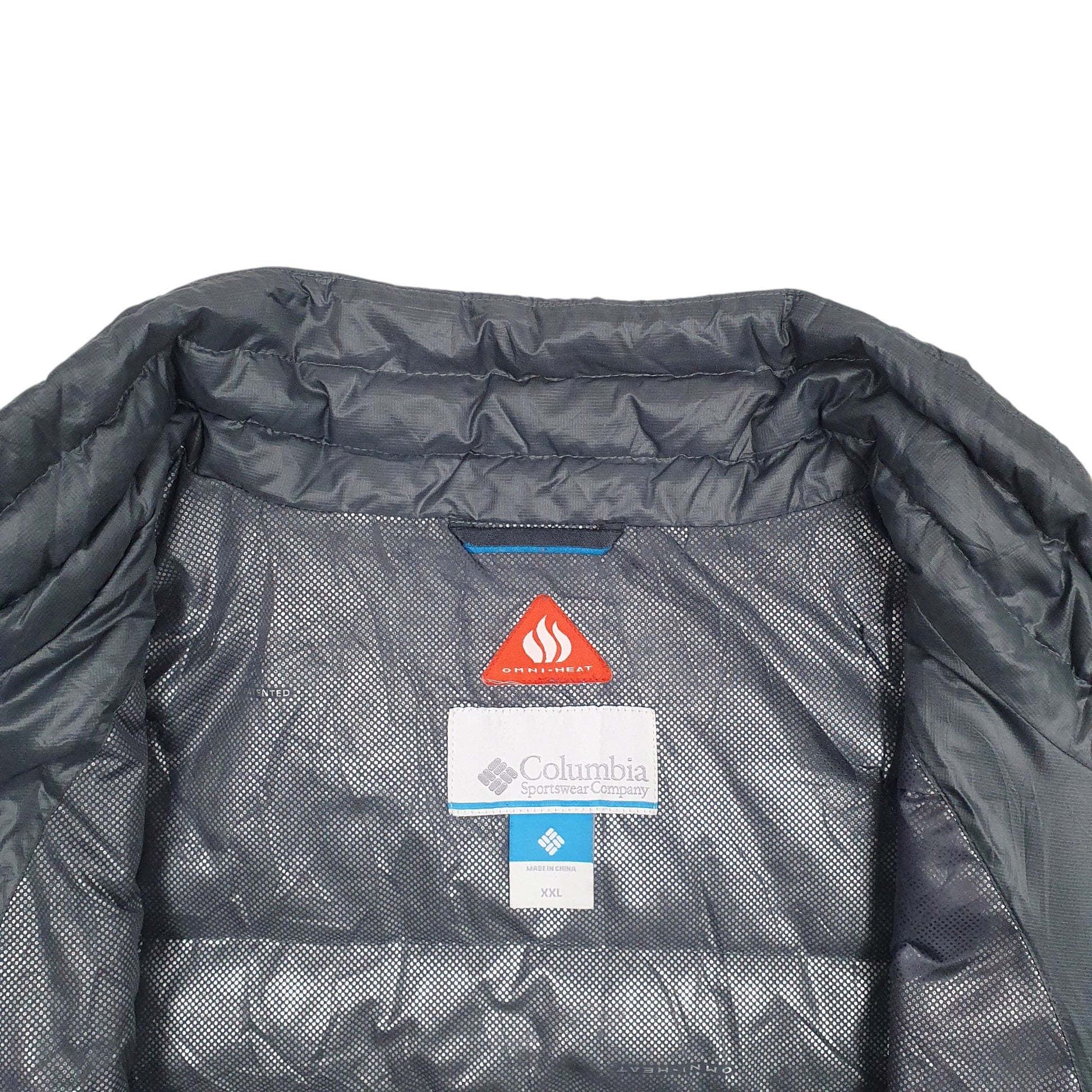 Mens Grey Columbia Turbodown  Coat