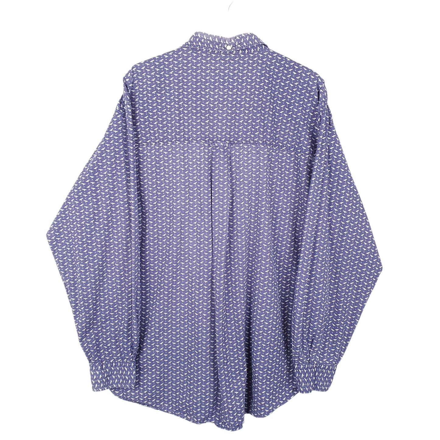 Mens Navy Wrangler  Long Sleeve Shirt