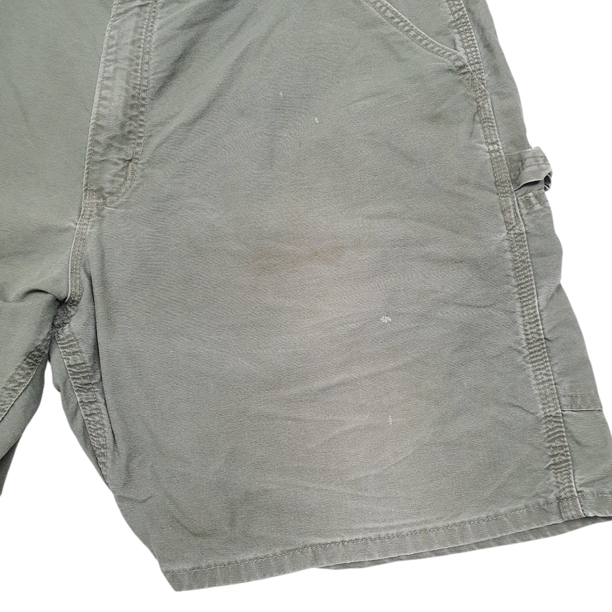 Mens Khaki Carhartt Workwear B144 Carpenter Shorts