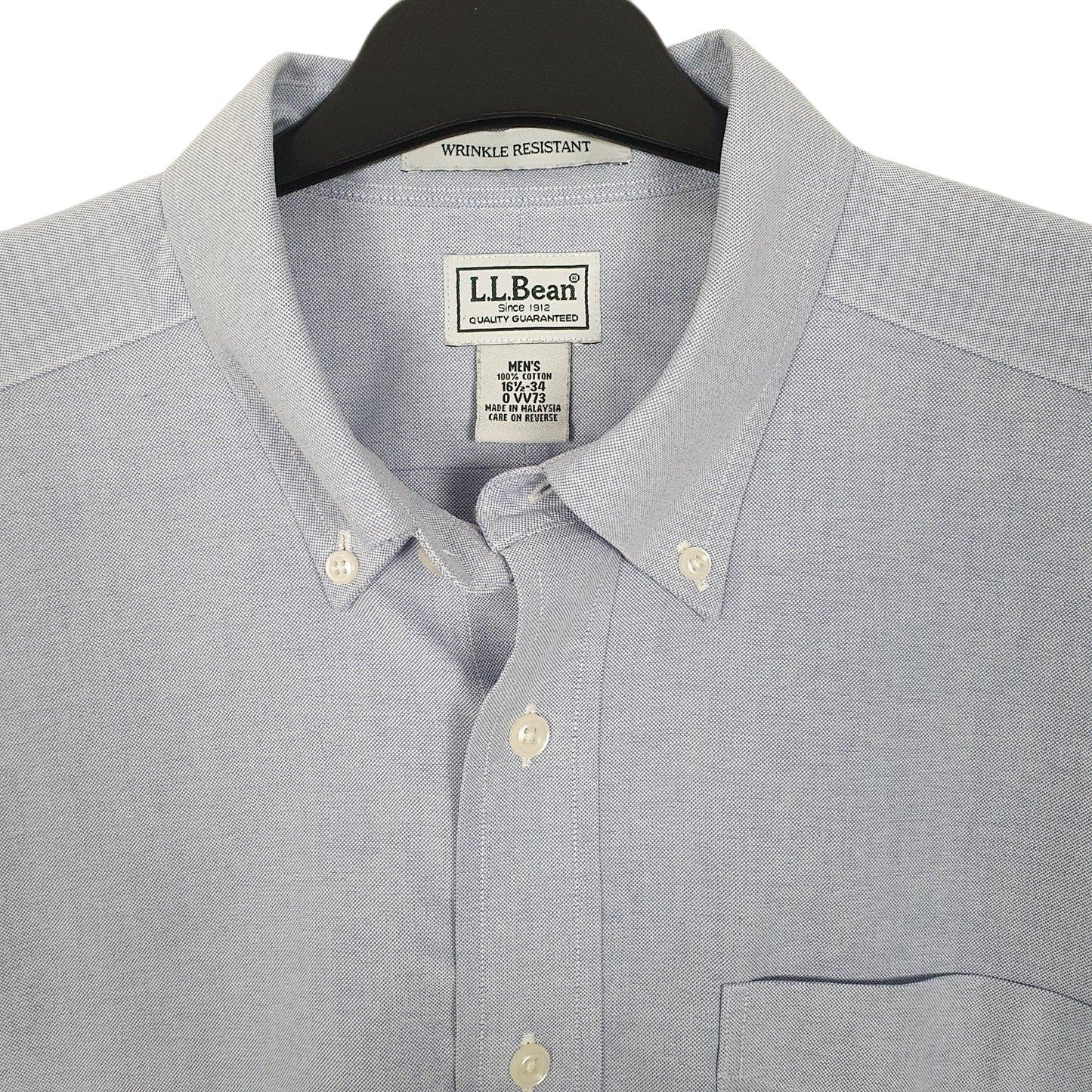 Mens Blue L.L.Bean  Long Sleeve Shirt