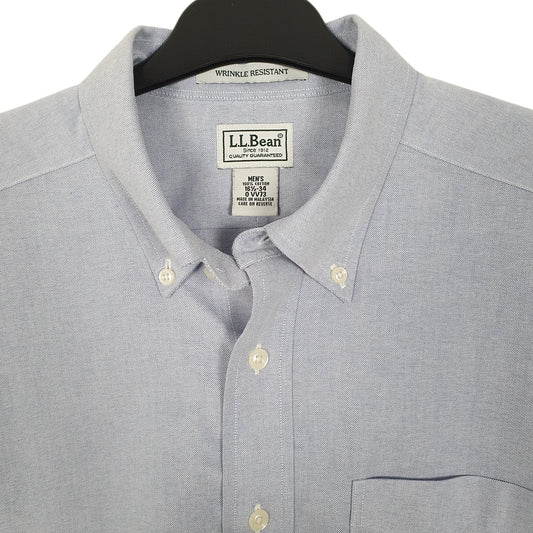 Mens Blue L.L.Bean  Long Sleeve Shirt