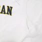 Mens White Champion Michigan State University Spellout Hoodie Jumper