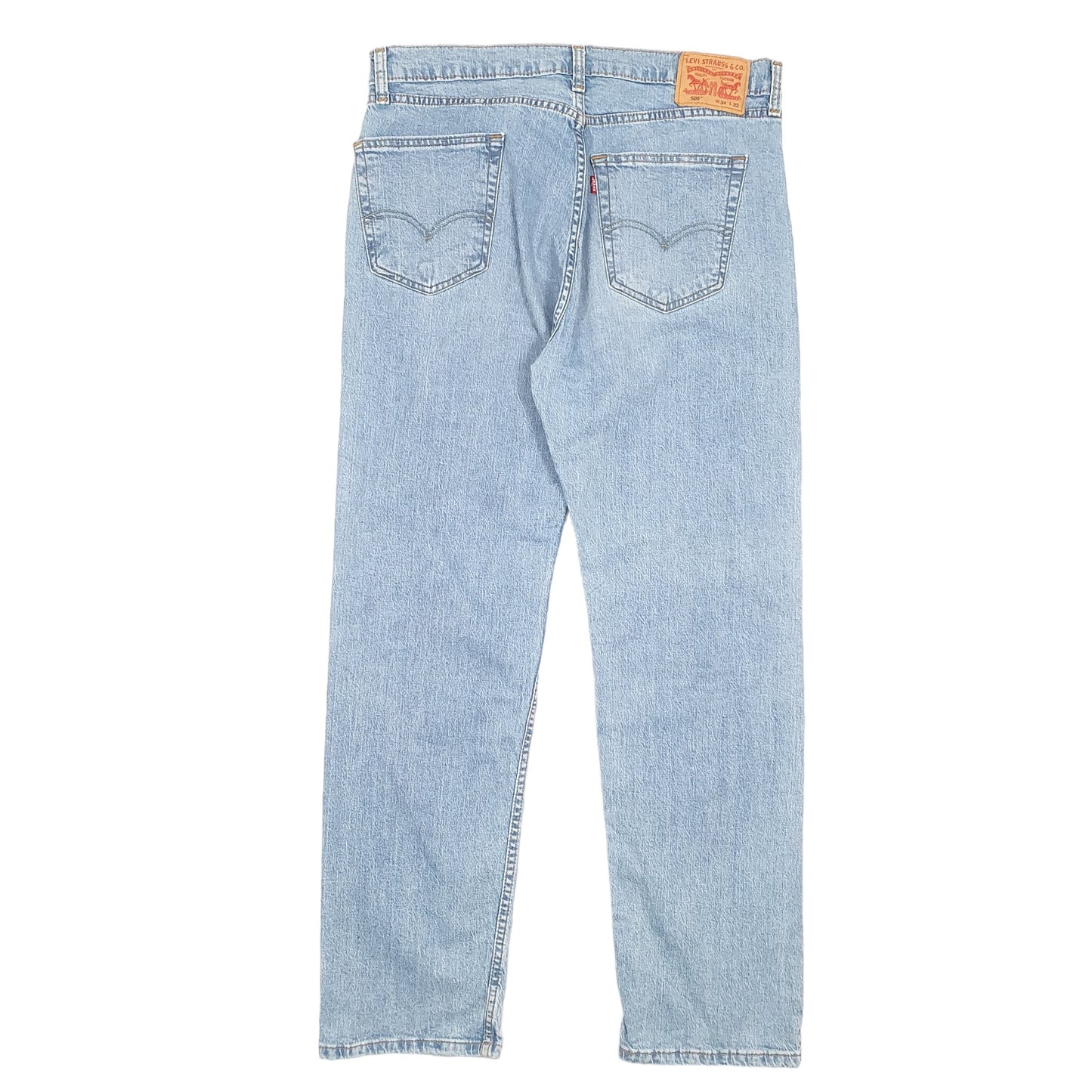 Mens Blue Levis Stretch 505 JeansW34 L32