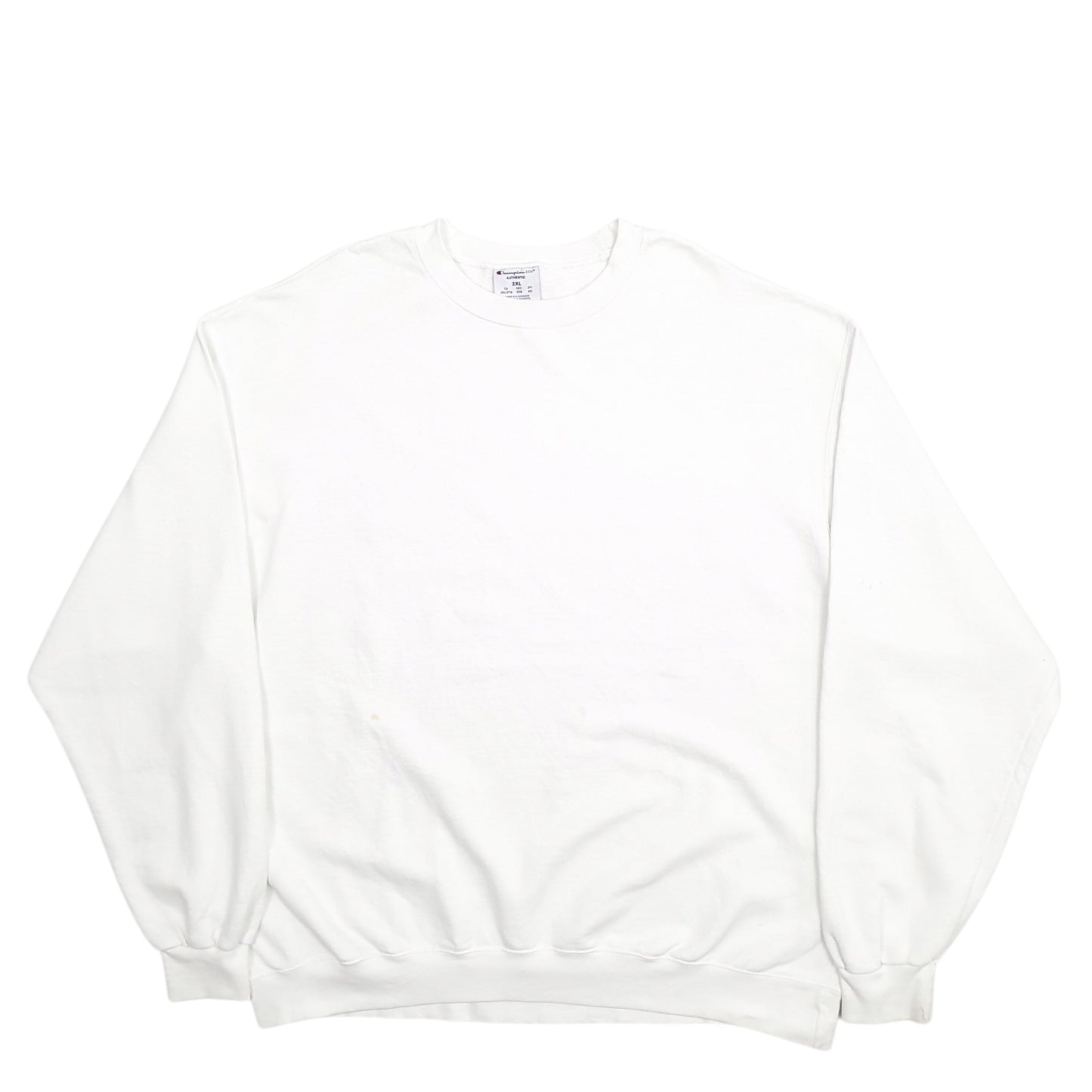 Mens White Champion  Crewneck Jumper