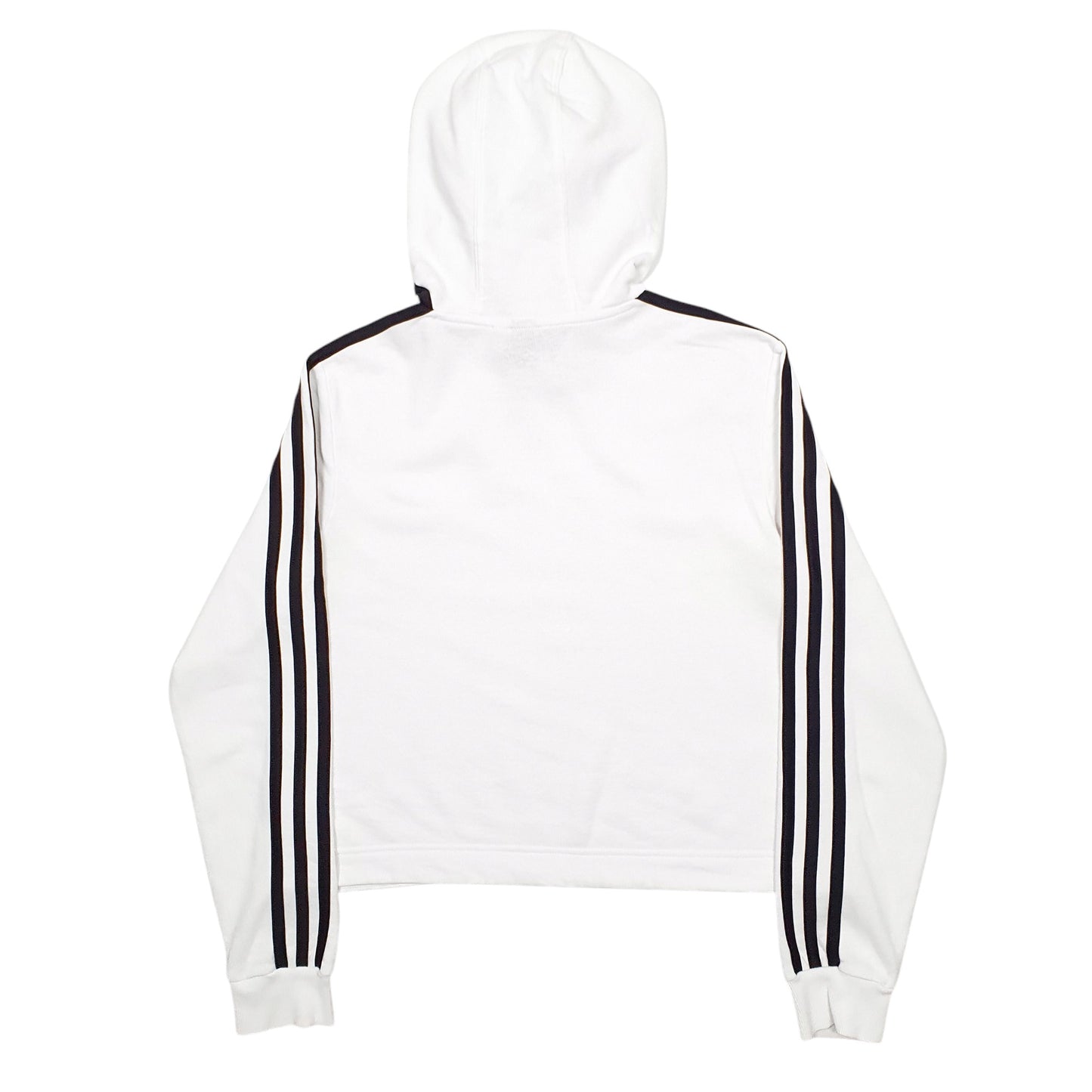 Womens White Adidas  Hoodie Jumper