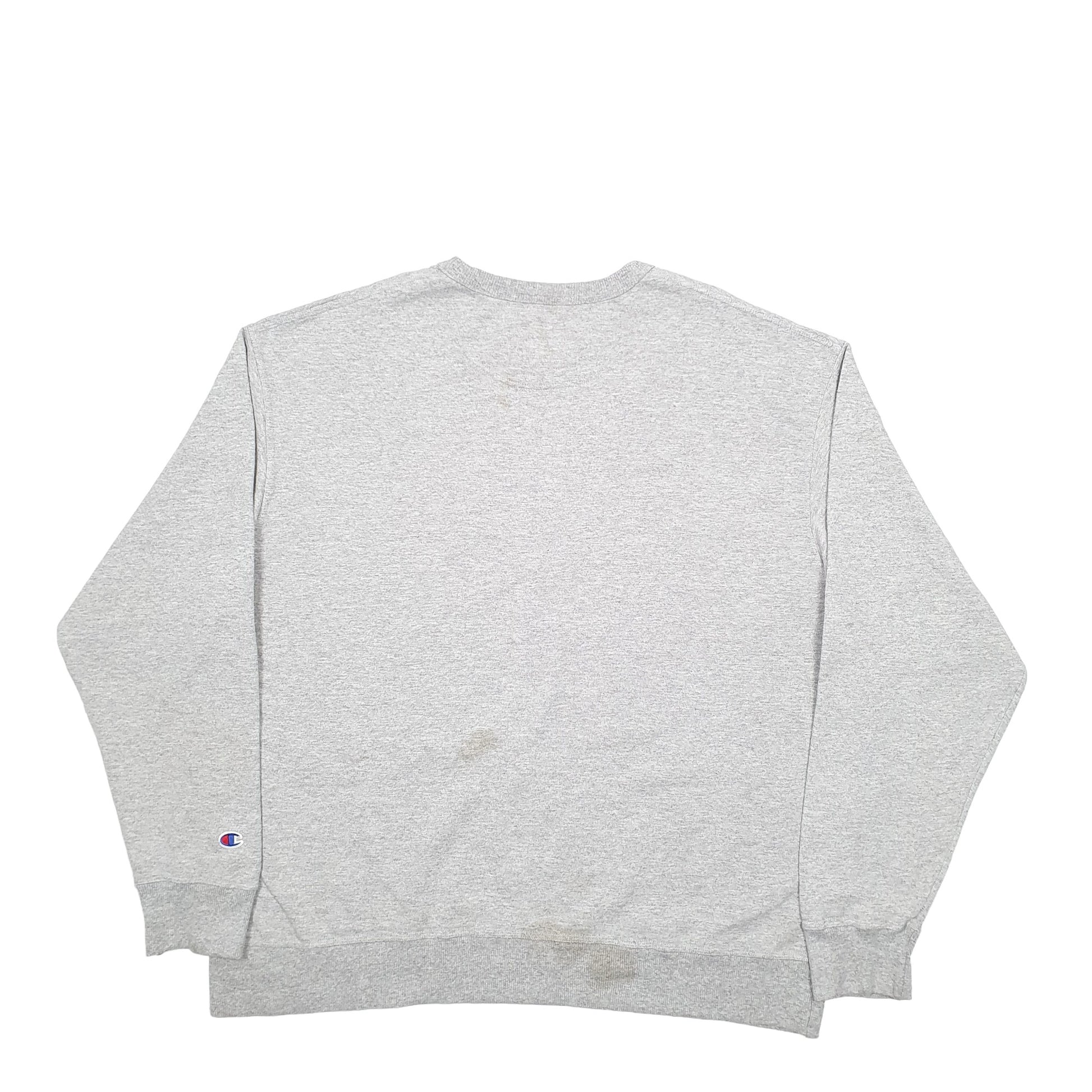 Mens Grey Champion  Crewneck Jumper