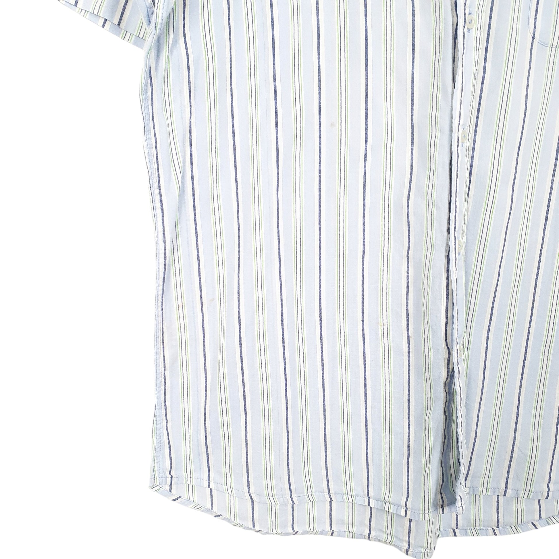 Mens Blue Kappa Robe Di Short Sleeve Shirt