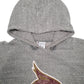 Mens Grey Champion USA College Hoodie Jumper