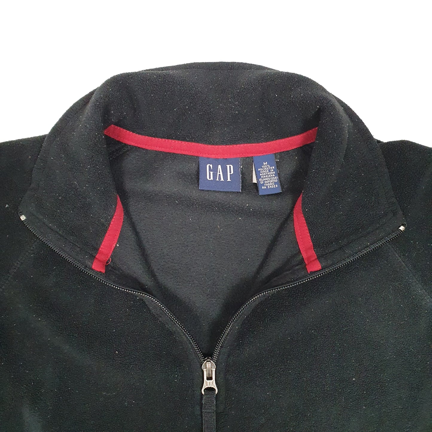 Mens Black GAP  Quarter Zip Jumper