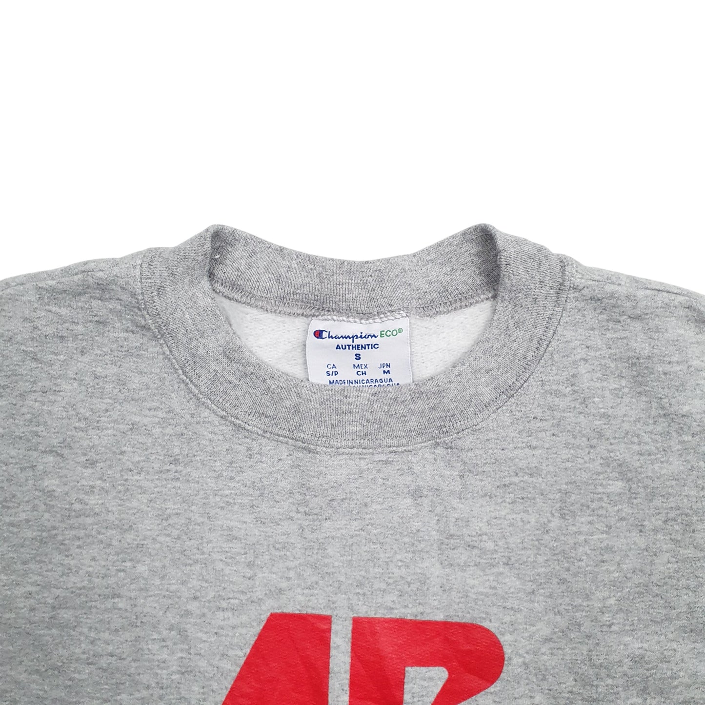 Mens Grey Champion Austin Peay Spellout Crewneck Jumper