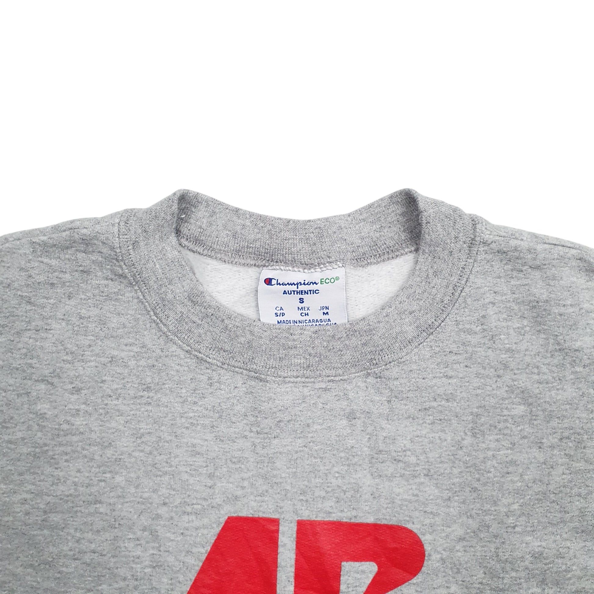 Mens Grey Champion Austin Peay Spellout Crewneck Jumper