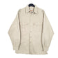 Mens Beige Canoe Original Basics Long Sleeve Shirt