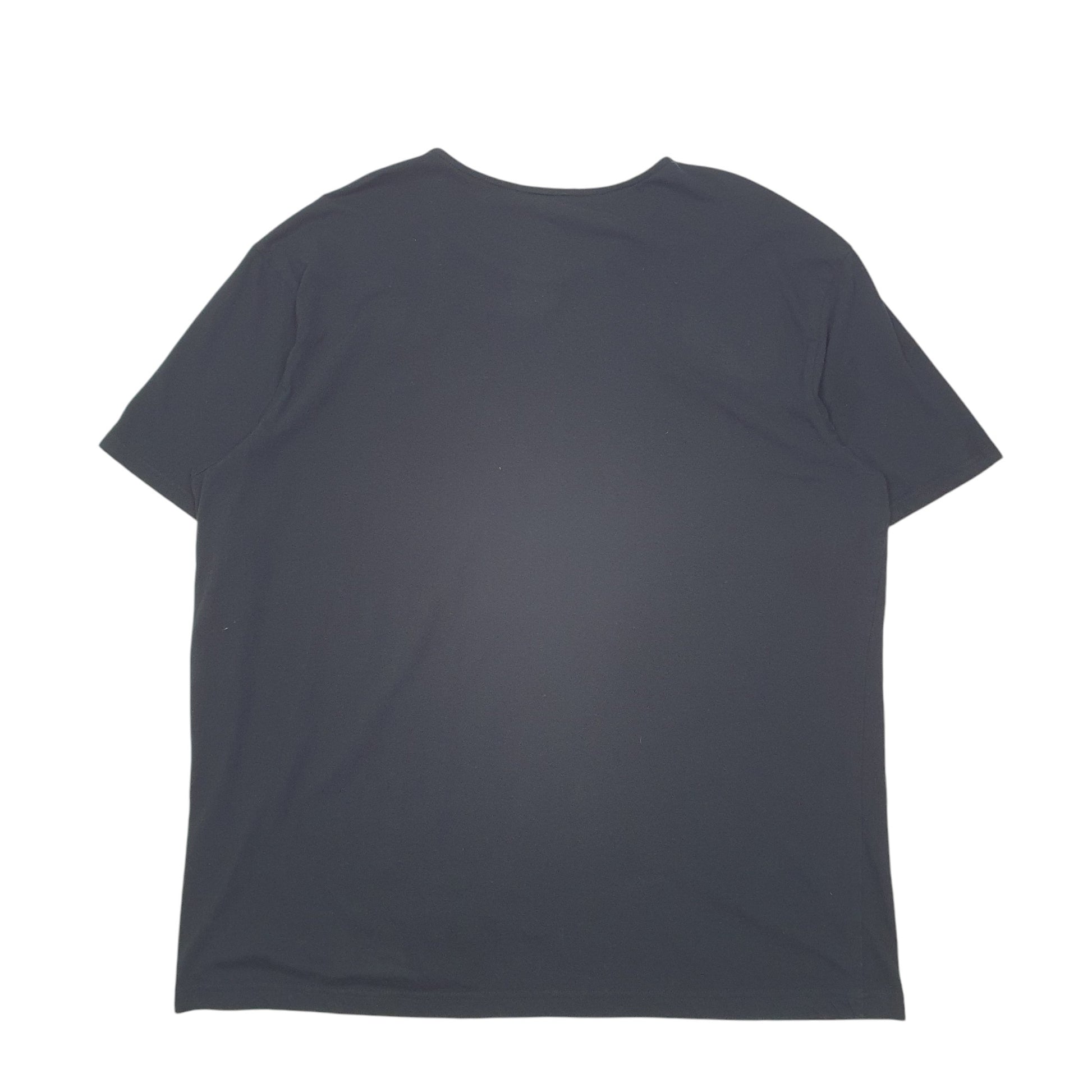 Mens Black Polo Ralph Lauren Ringer Athletic Apparel New York City Short Sleeve T Shirt