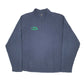 Womens Navy LL Bean  Quarter Zip Jumper