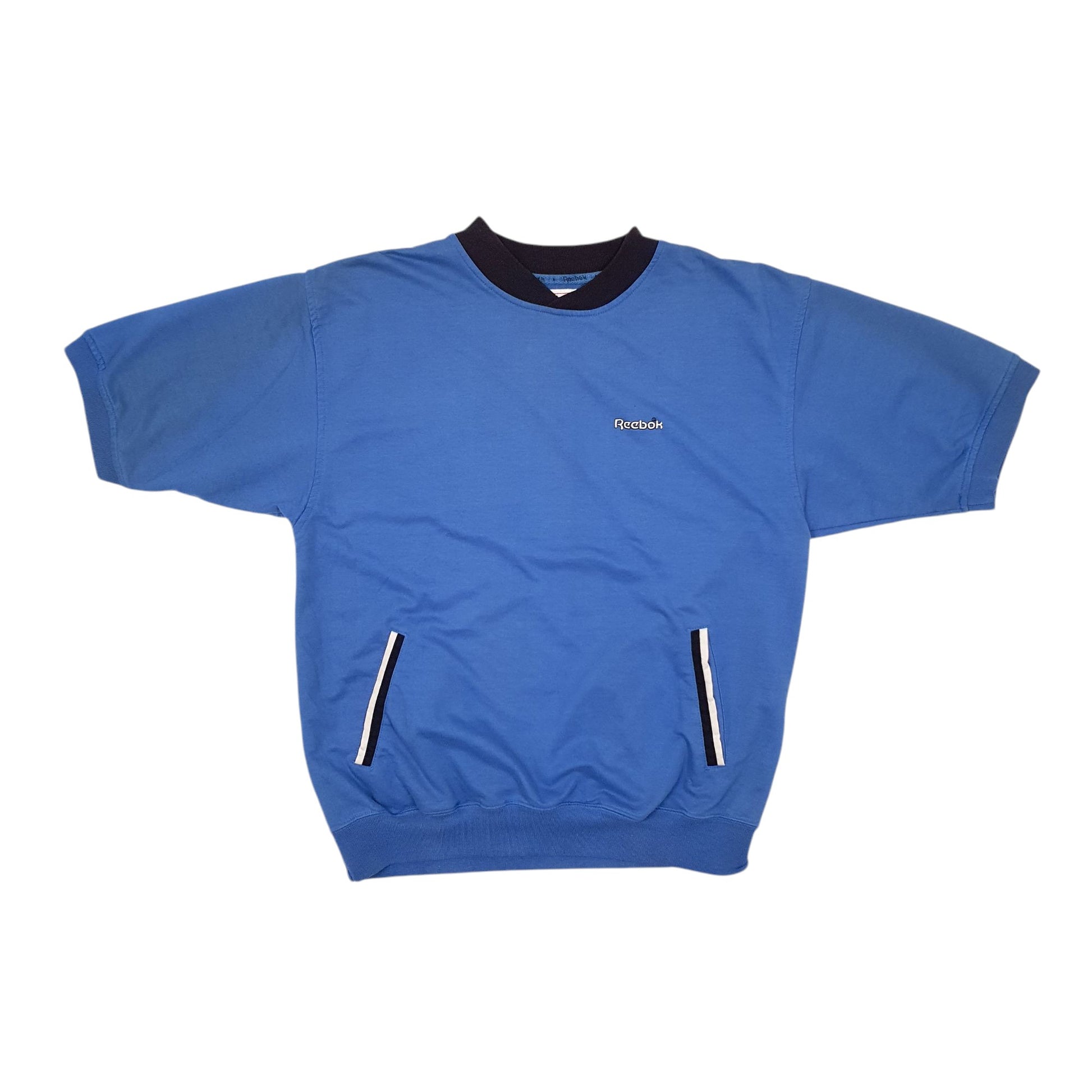 Mens Blue Reebok Vintage Sport Crewneck Jumper