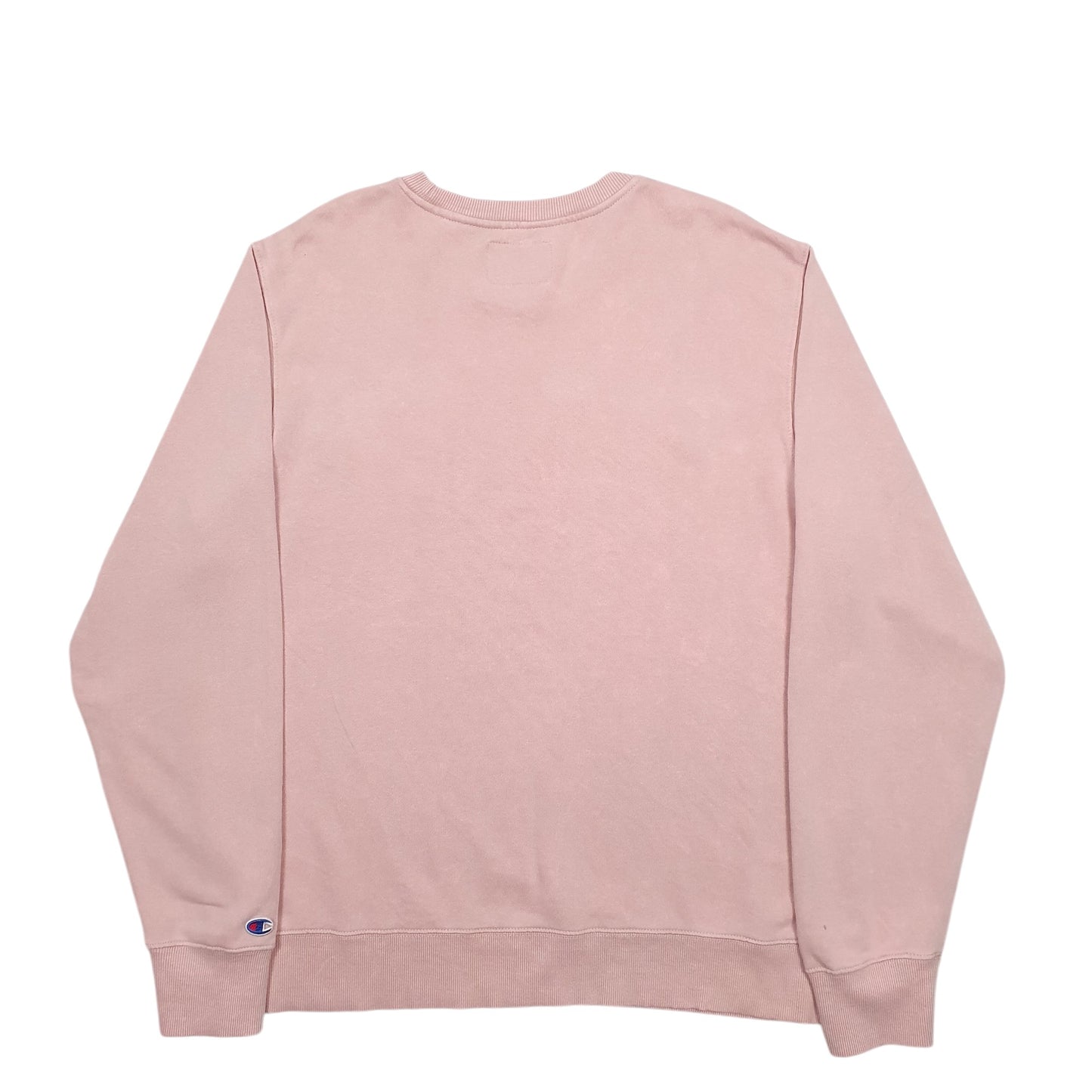 Mens Pink Champion  Crewneck Jumper
