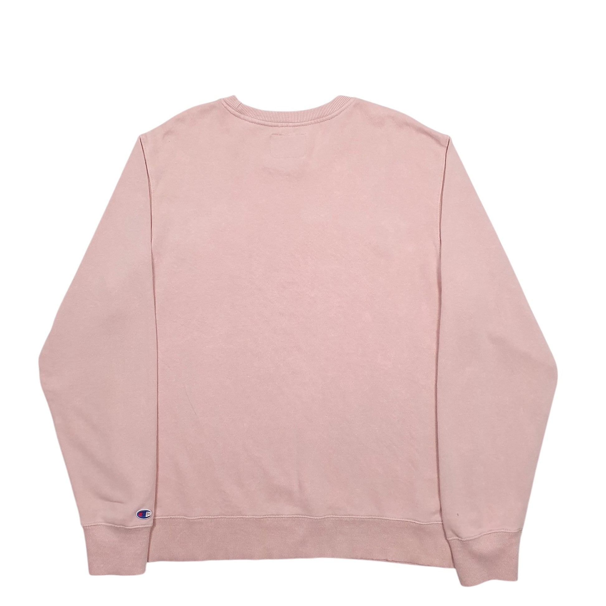 Mens Pink Champion  Crewneck Jumper