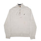 Mens Grey Nautica  Quarter Zip Jumper