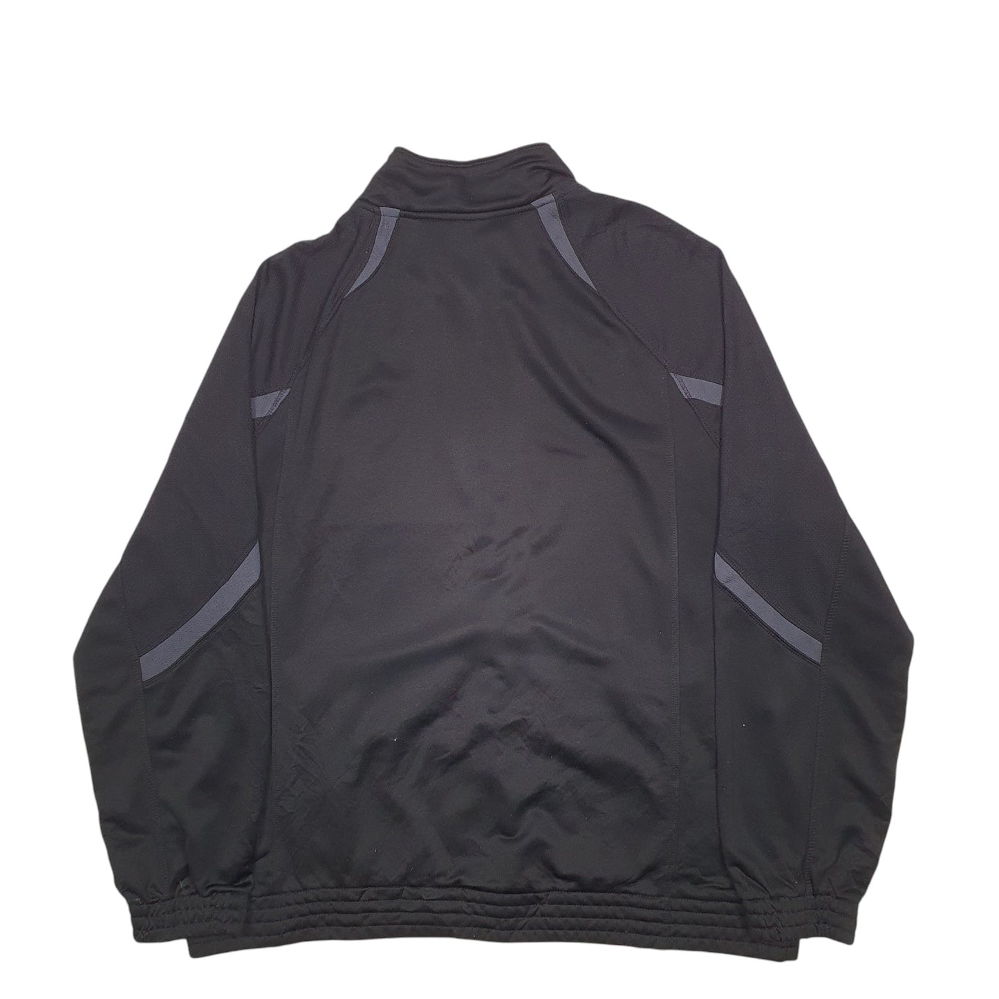 Mens Black Starter  Full Zip Jumper