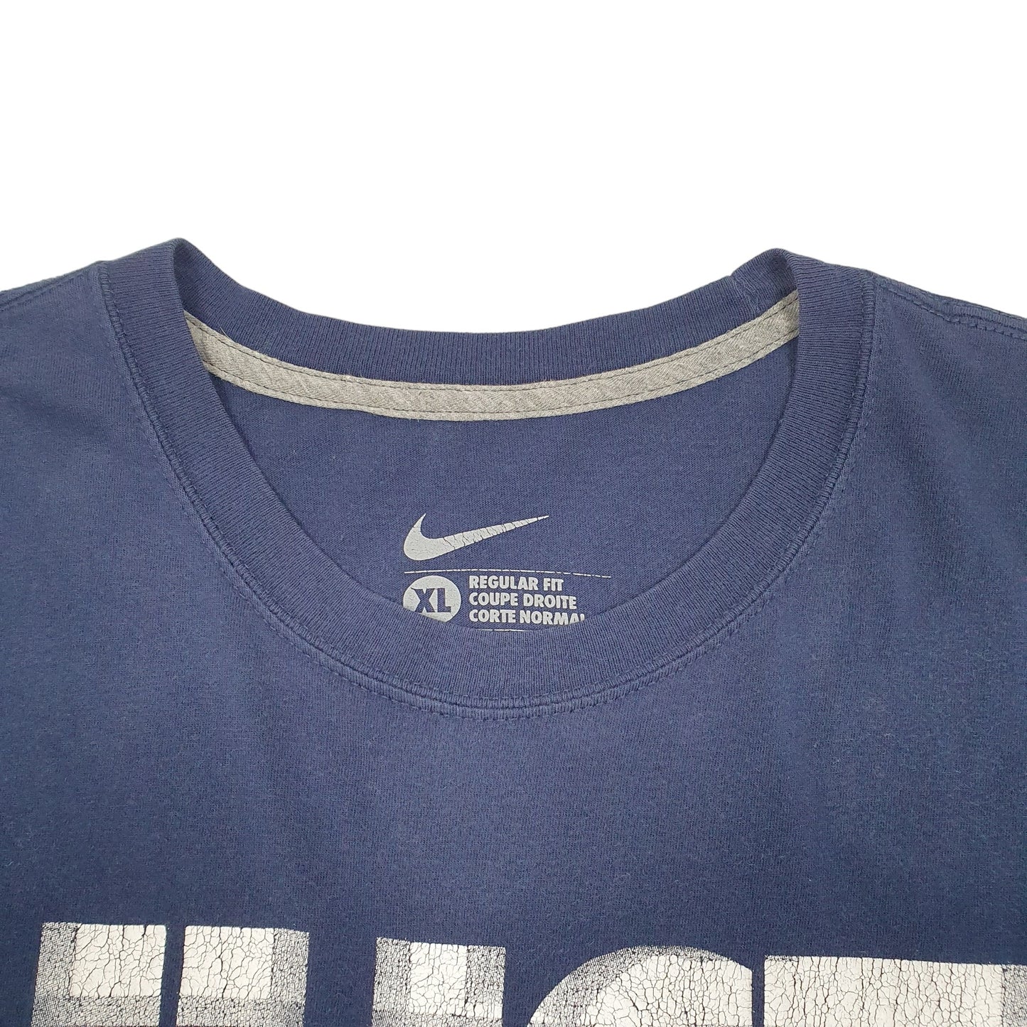 Mens Navy Puma Just Do It Short Sleeve T Shirt