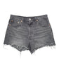 Womens Black Levis 501 Denim Shorts