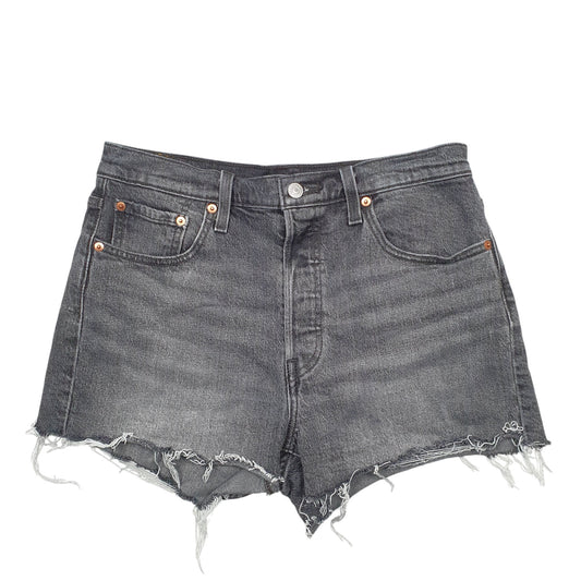 Womens Black Levis 501 Denim Shorts