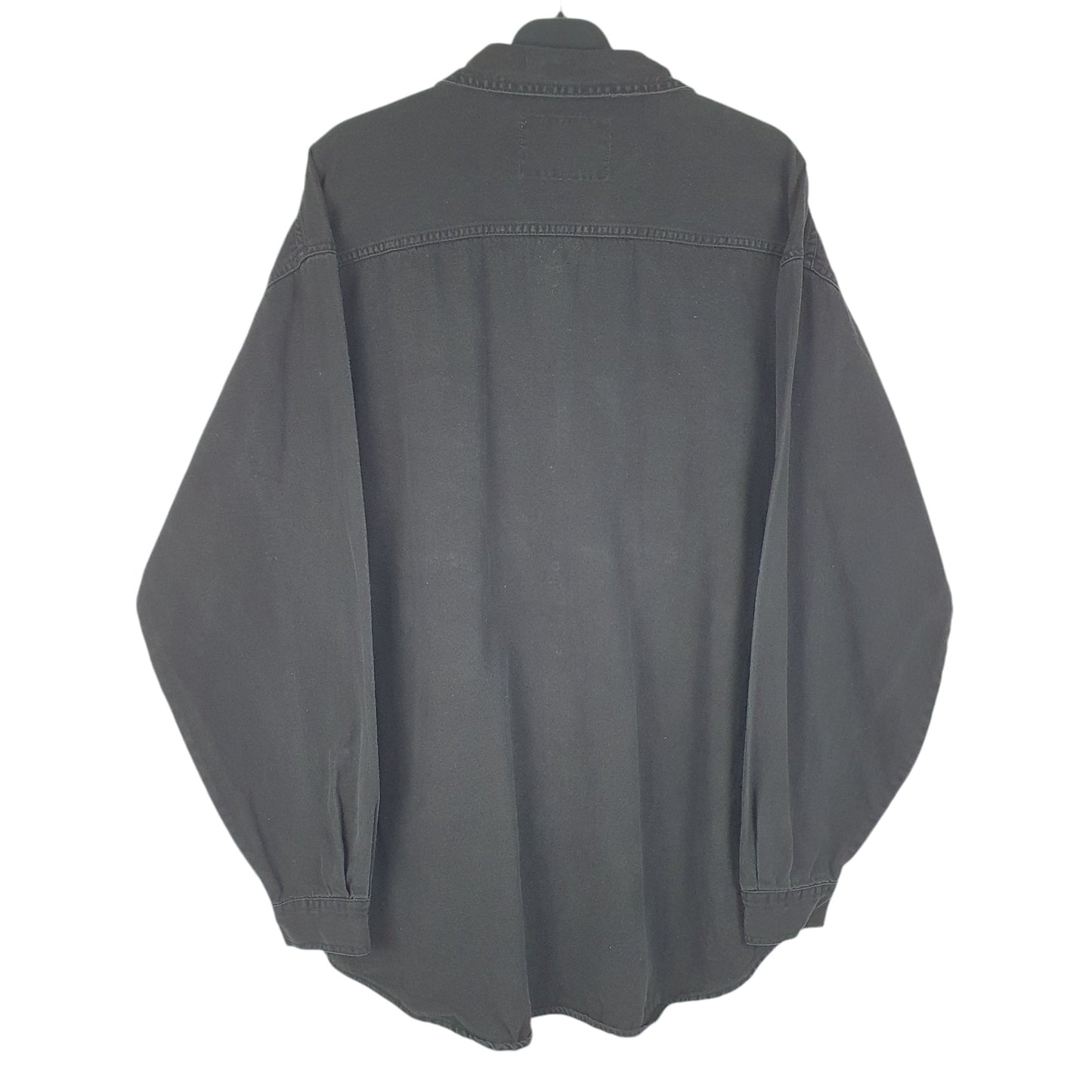 Mens Black Levis Denim Jeans Vintage Red Tab Overshirt Shacket Long Sleeve Shirt