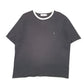 Mens Black Yves Saint Laurent Ringer Short Sleeve T Shirt