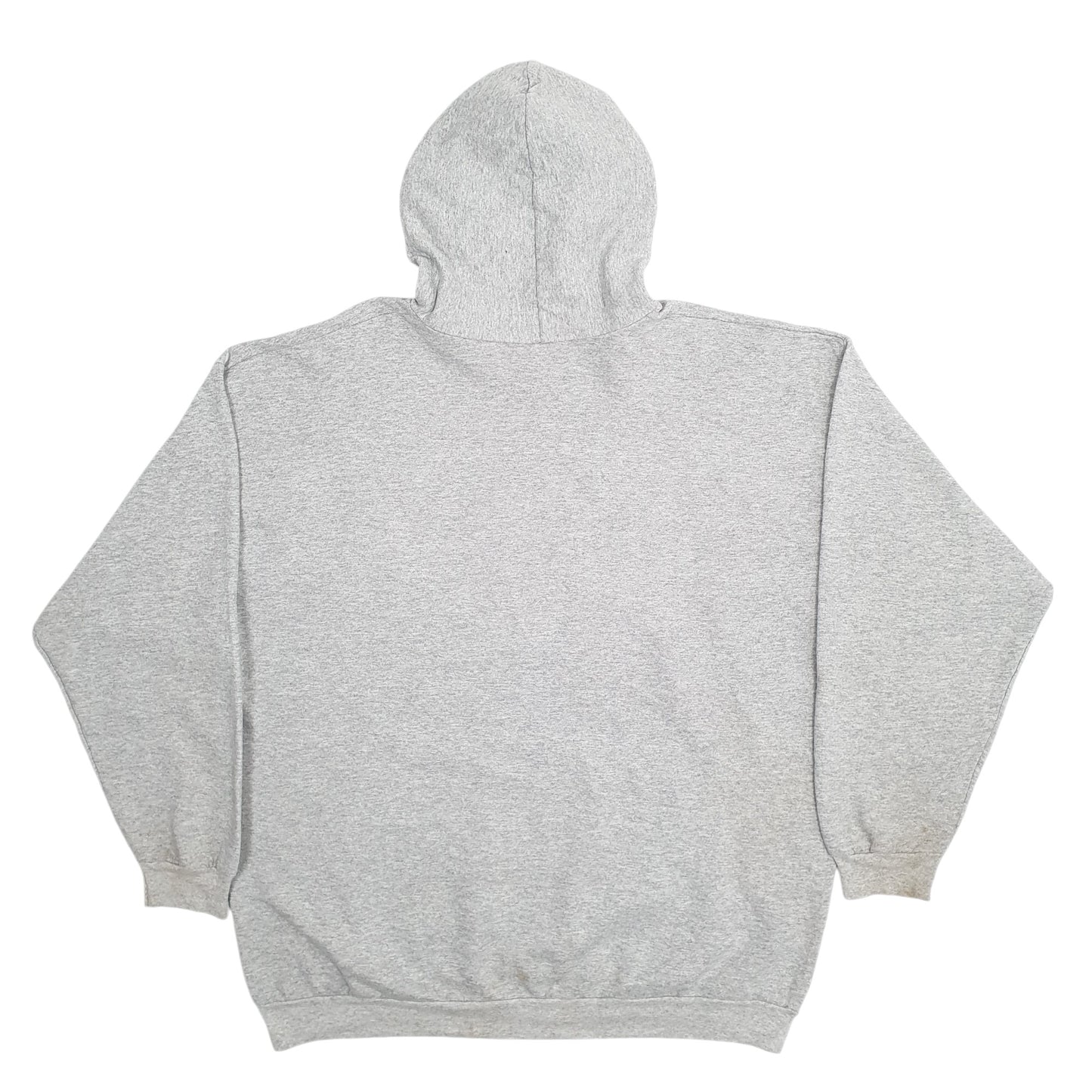 Mens Grey Port & Company Necedah Powerlifting Spellout Hoodie Jumper