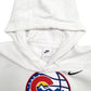 Mens White Nike 76ers Spellout Hoodie Jumper