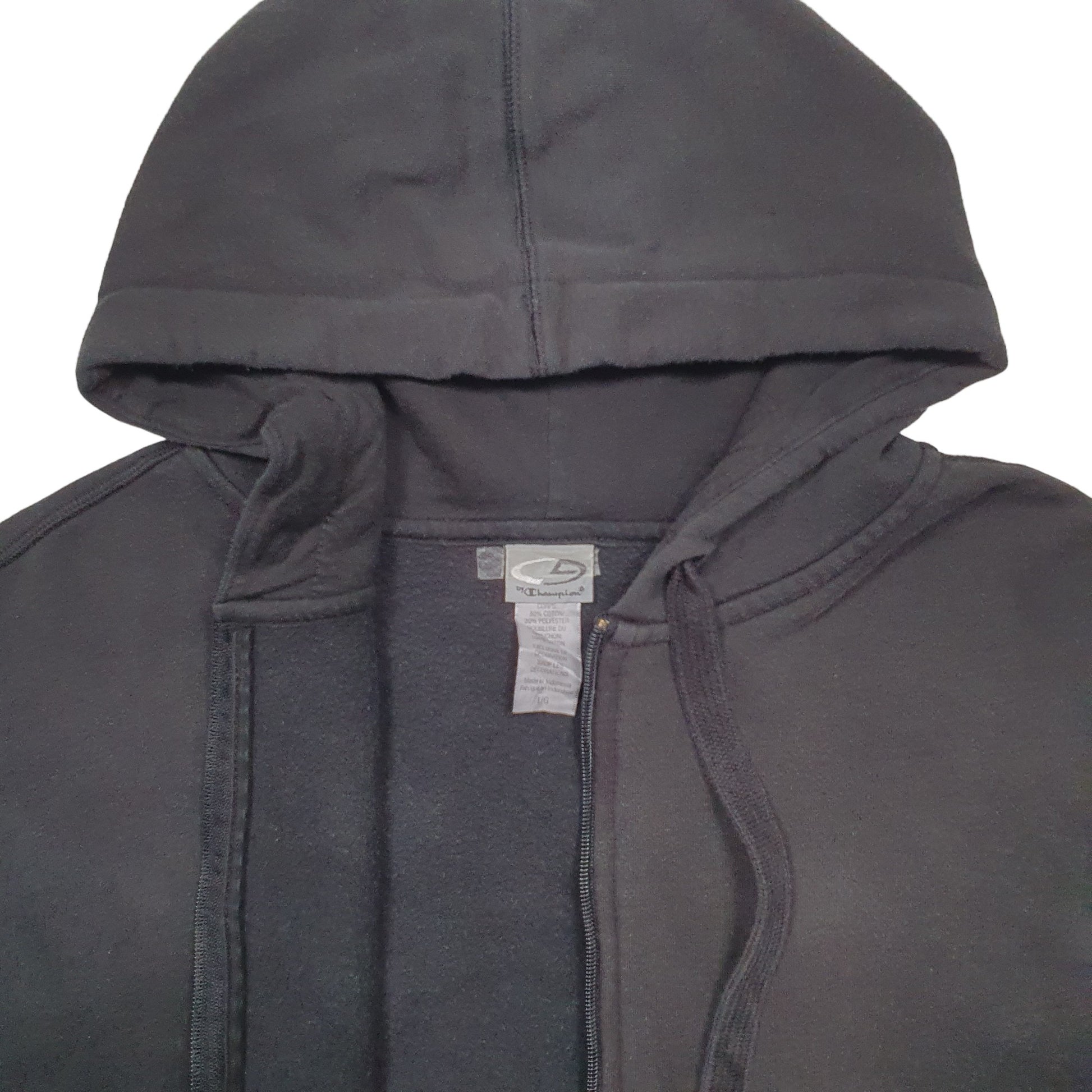 Mens Black Champion  Hoodie Jumper