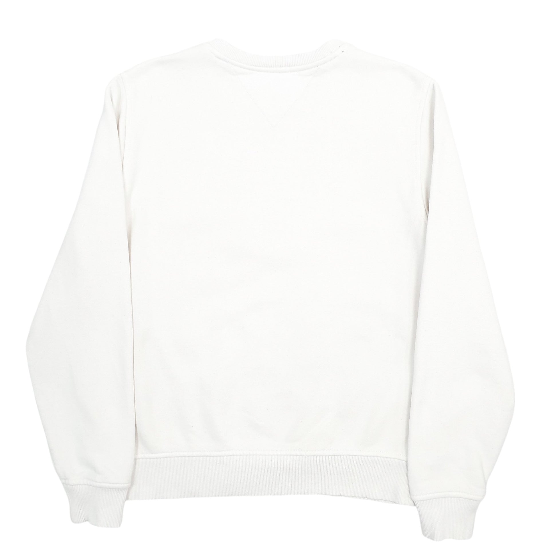 Womens White Tommy Hilfiger Spellout Crewneck Jumper