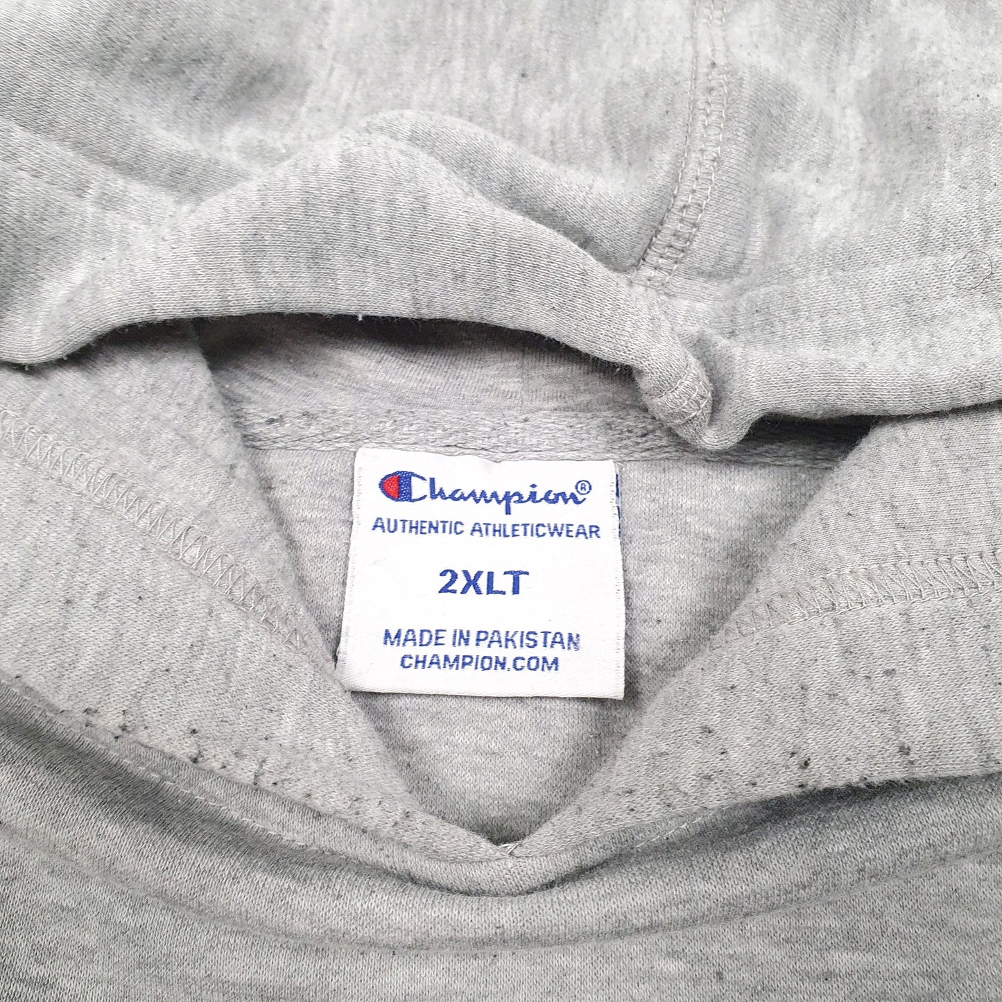 Mens Grey Champion Tall Hoodie Jumper