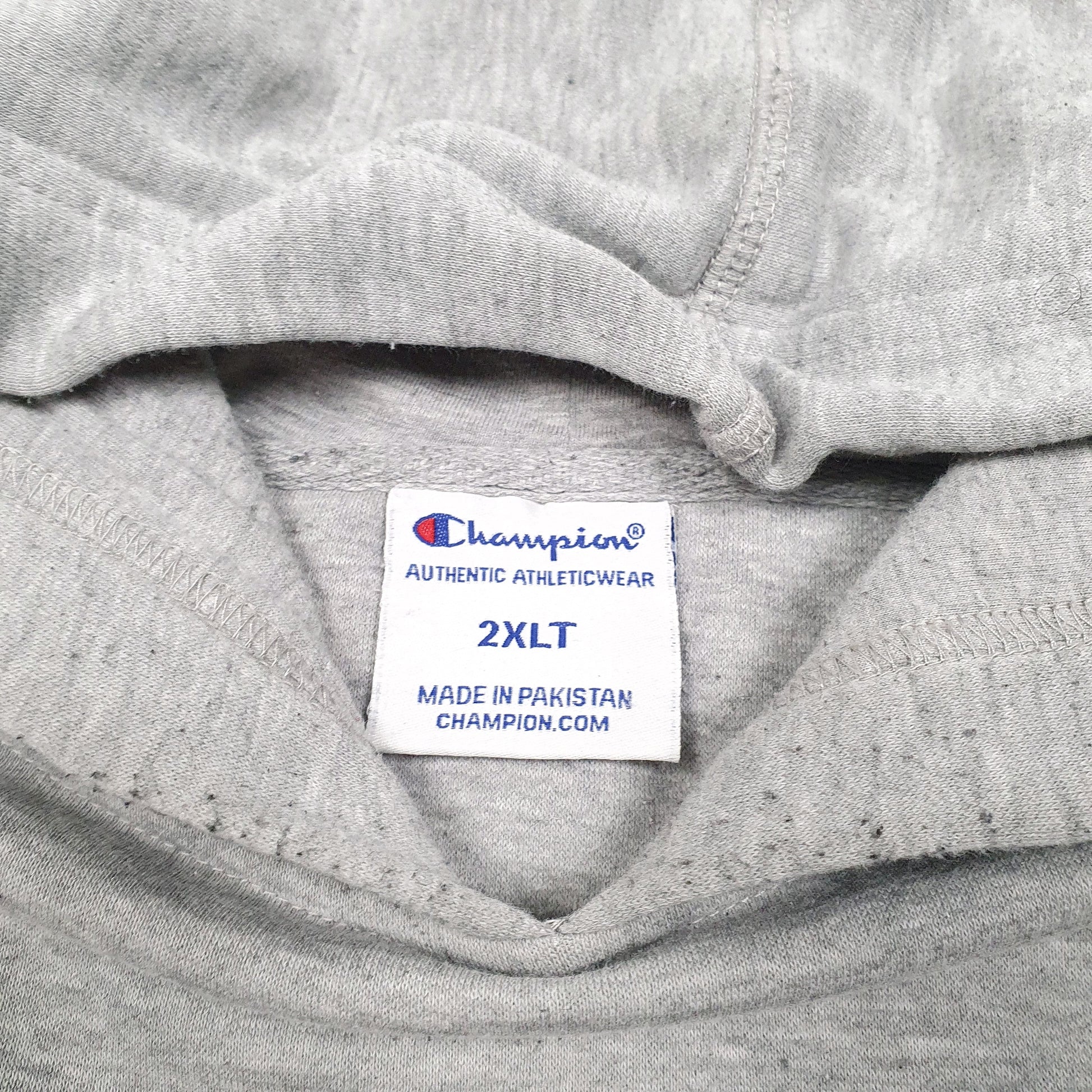 Mens Grey Champion Tall Hoodie Jumper