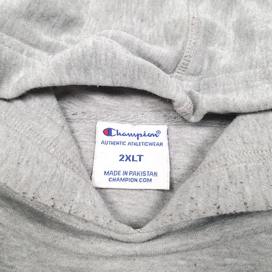 Mens Grey Champion Tall Hoodie Jumper