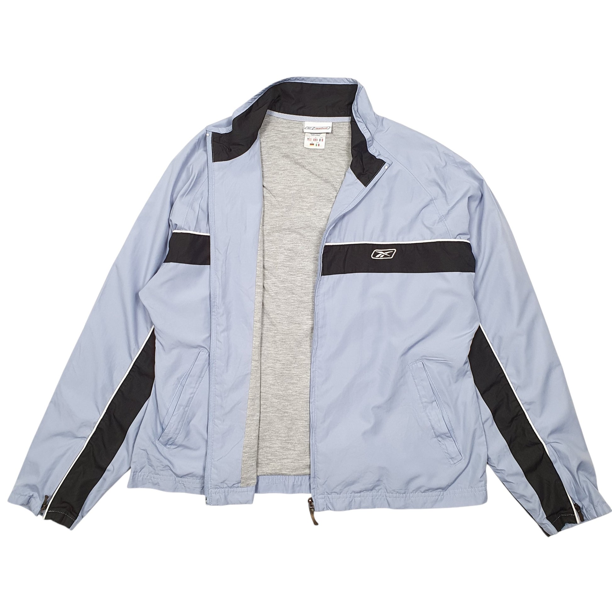 Womens Blue Reebok Running Walking  Coat