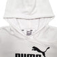 Womens White Puma Spellout Hoodie Jumper