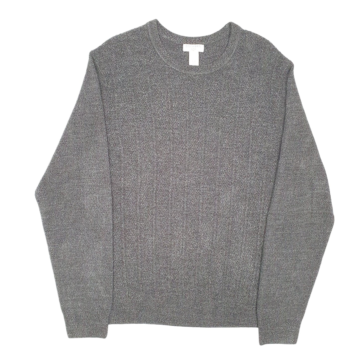 Mens Grey Dockers Knit Crewneck Jumper