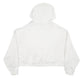 Womens White Nike Croptop Hoodie Jumper