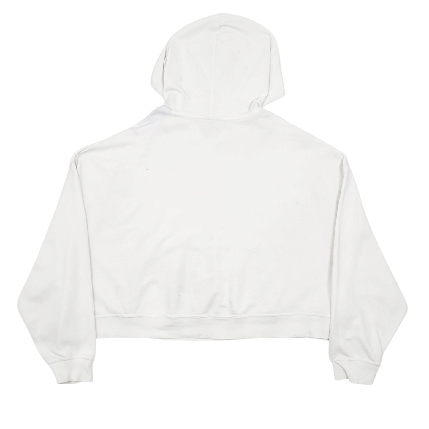 Womens White Nike Croptop Hoodie Jumper