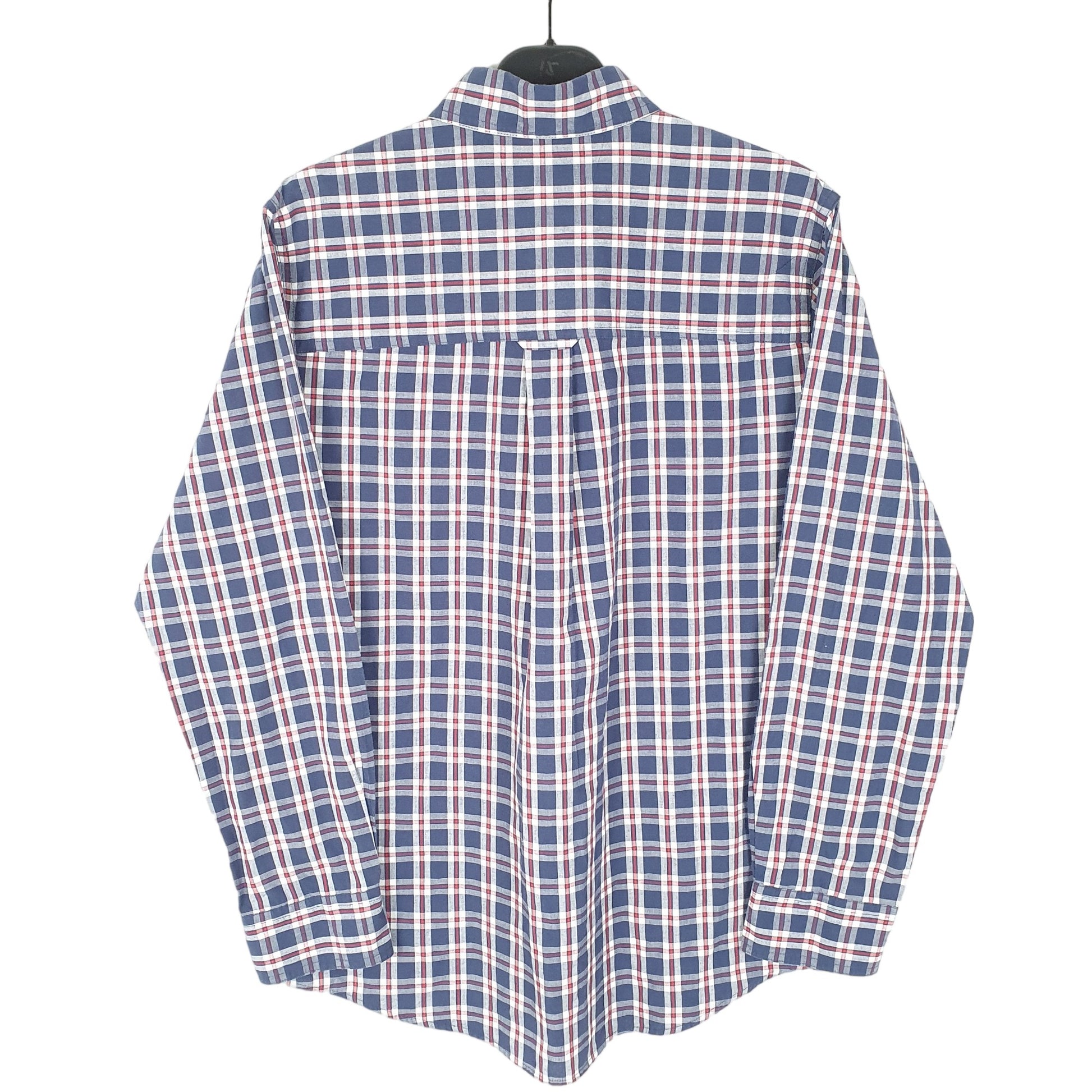 Mens Blue Chaps  Long Sleeve Shirt