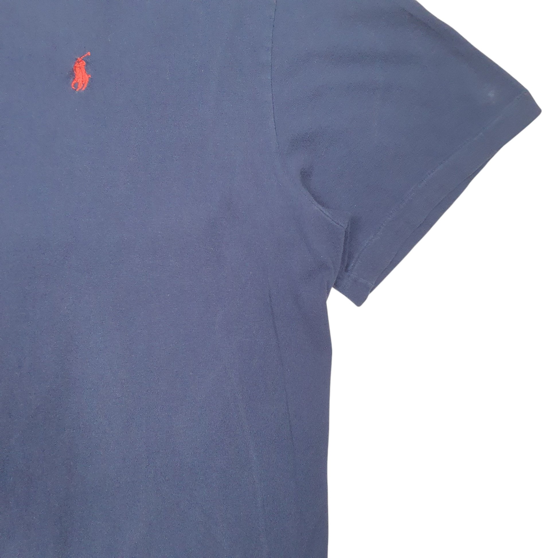 Mens Navy Polo Ralph Lauren Vintage Short Sleeve T Shirt