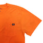 Mens Orange Dickies  Short Sleeve T Shirt